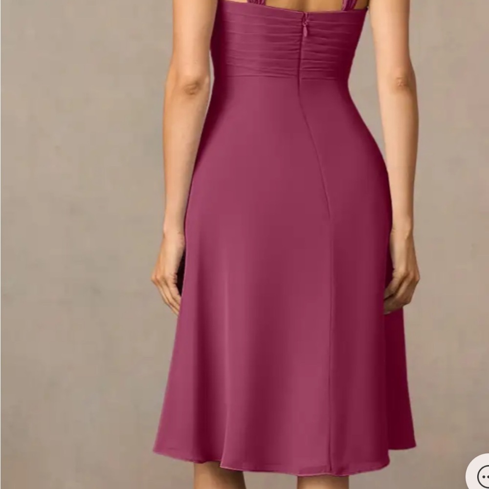 Elegant Azazie Pink Women's Dress - Picture 5 of 8